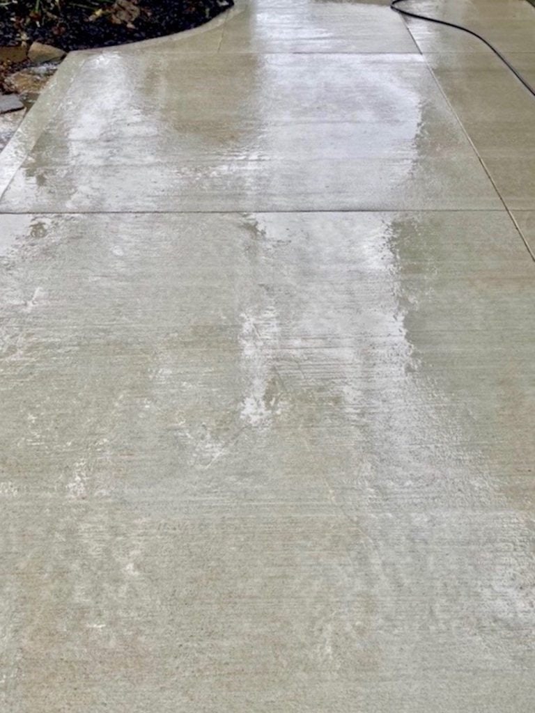 concrete pressure washing after st. thomas